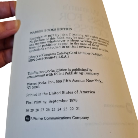 Woman's Dress For Success book, 1997 Ed. 186 pgs - Picture 3 of 4